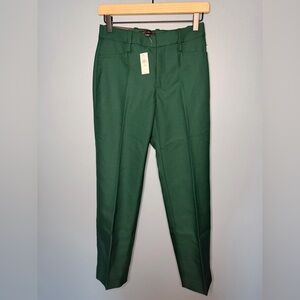 NWT Banana Republic Women’s High-Rise Straight Leg 100% Wool Pants | Size 0P